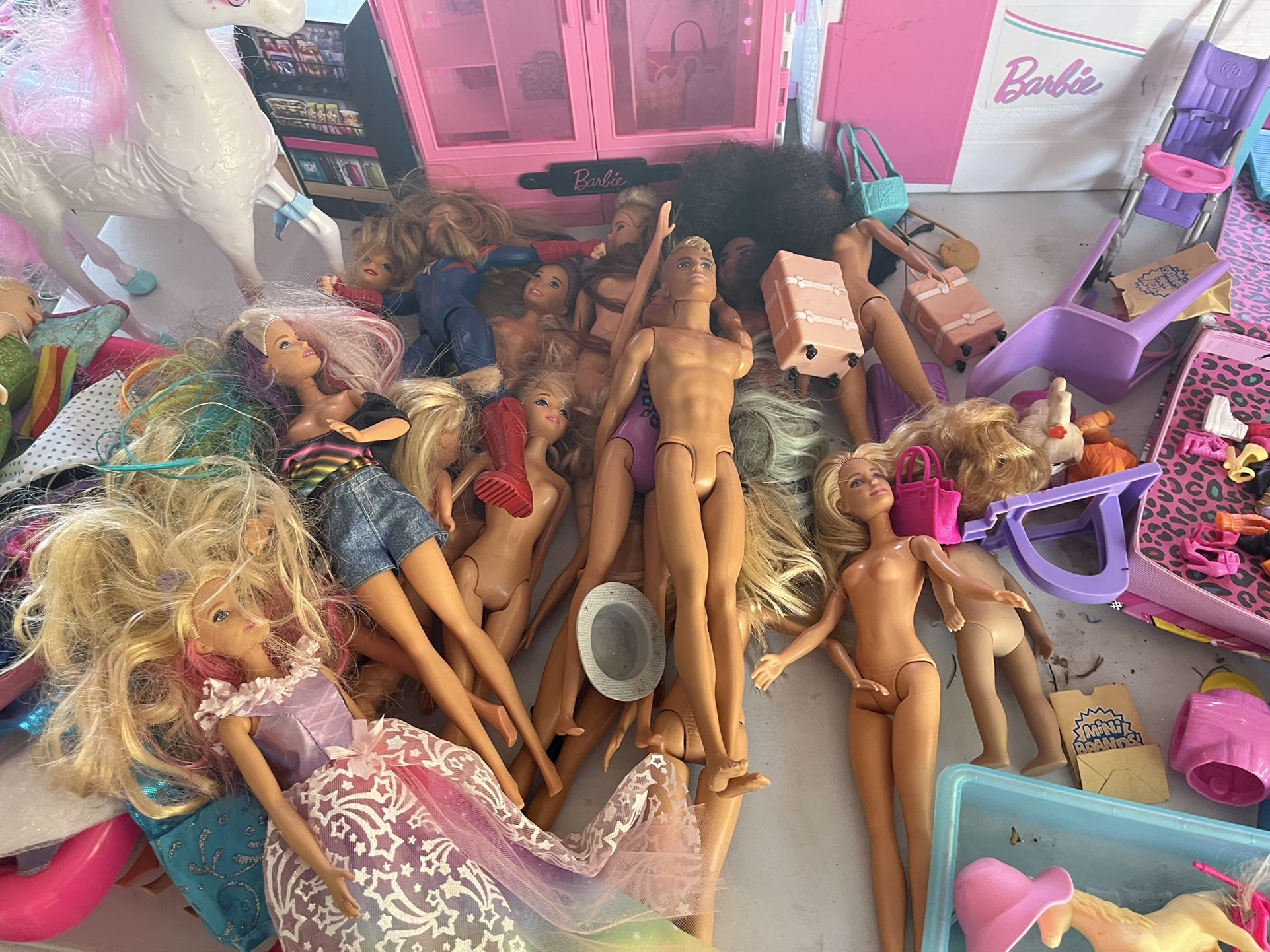 Bundle Of Barbie Toys And Accessories 