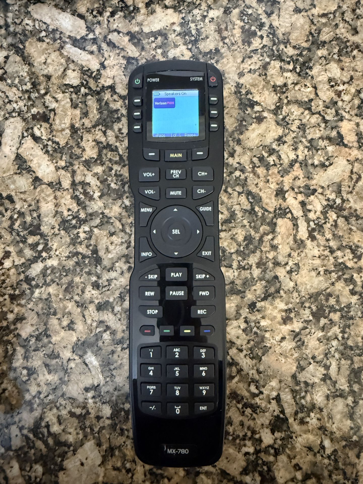 Mx-780 Remote Control