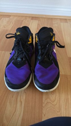 Nike LeBron Basketball Sneakers Purple Black size 11