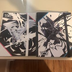 Pokemon Black Bolt And White Flare Binders 