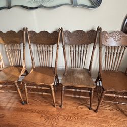Antique Dinner Table Chairs