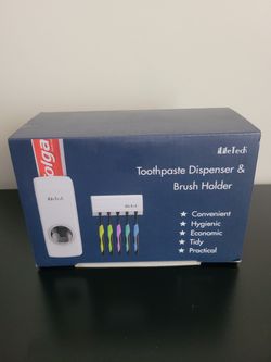Toothpaste Plus Toothbrush Holder