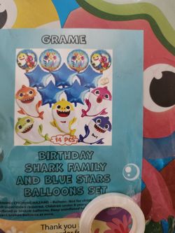 Baby Shark balloons $14 