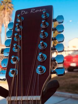 12  String Electric Acoustic Guitar (requinto)   12 string electric  acoustic perfect for beginner and advanced guitar players   Popular use in Mexica