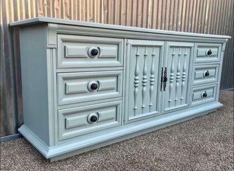 Beautiful Refinished Vintage Dresser or Tv Stand