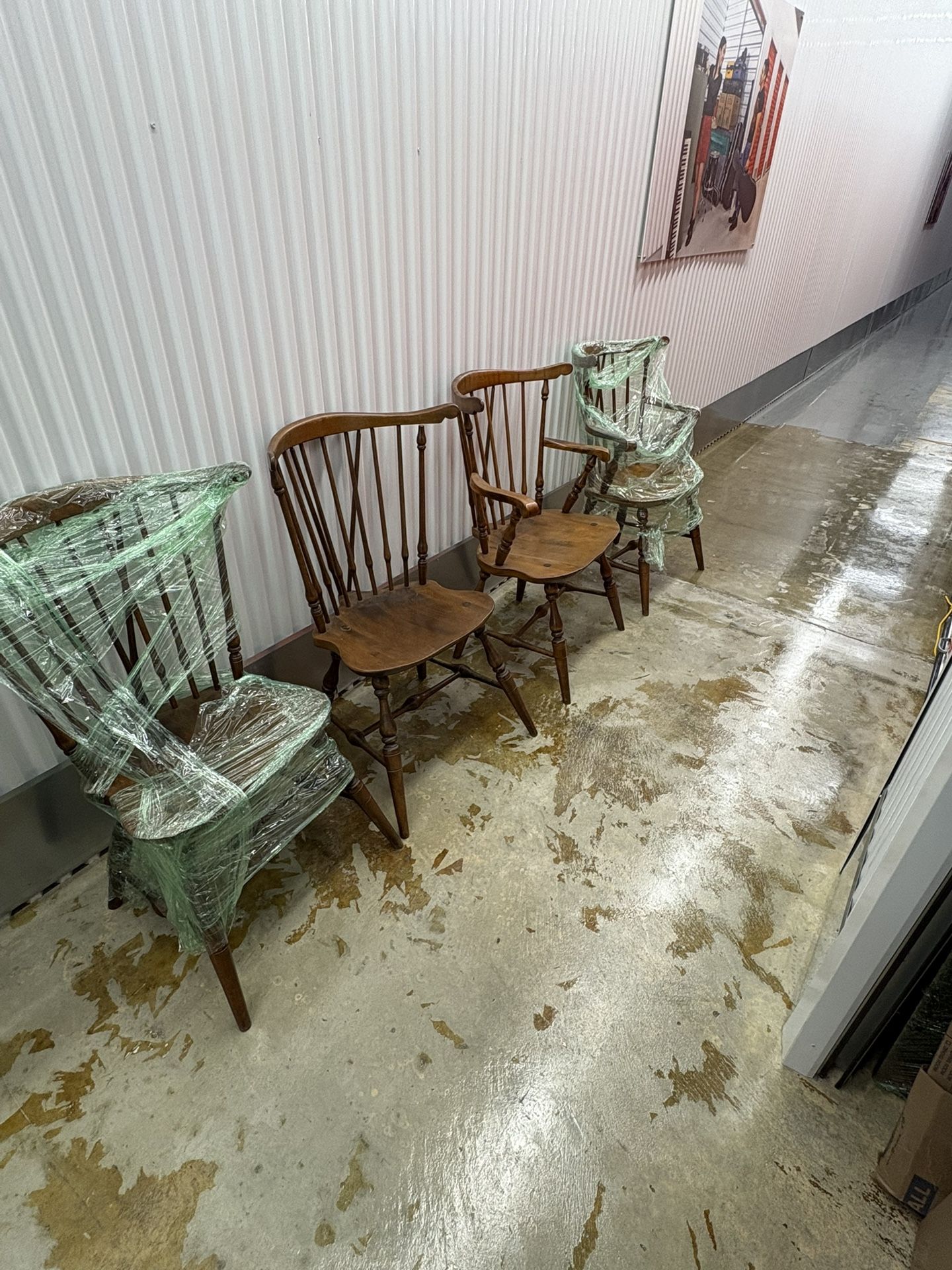 4x Cushman Colonial Dining Chairs