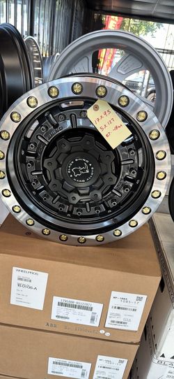 17x9.5 BLACK RHINO 851 BLACK 5x5 -18 (4) NEW WHEELS FOR JEEP WRANGLER GLADIATOR-WE FINANCE