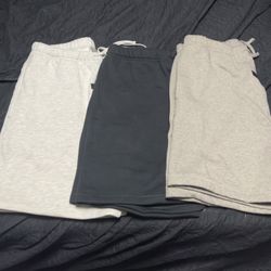 3 Pairs Of Essentials Shorts Size Xl Brand New All Come With Bag 
