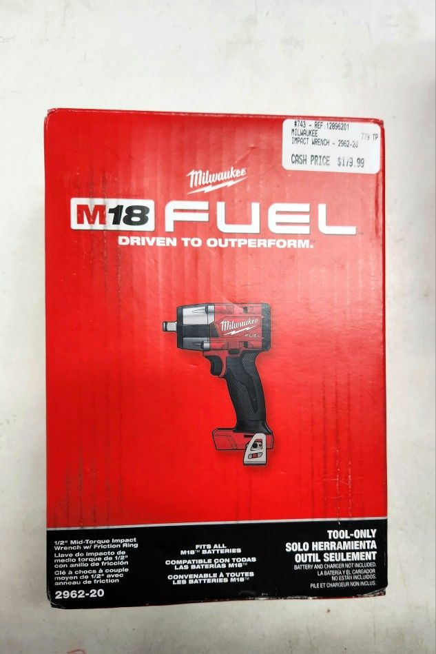 Milwaukee Impact Wrench Tool Only