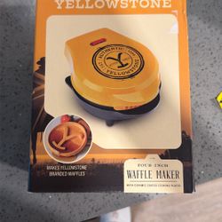 4" Mini Waffle Maker | Yellowstone  6$ 