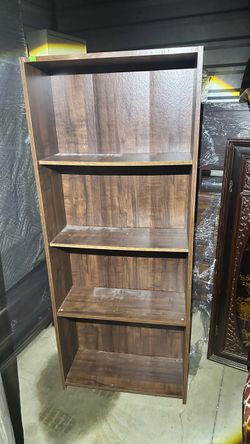 Basic Brown Wood Book Shelf