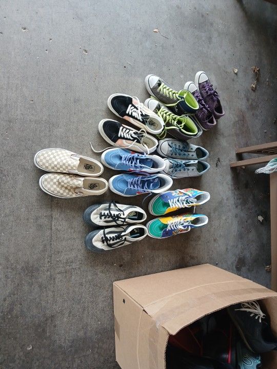 Vans And Converse Shoes