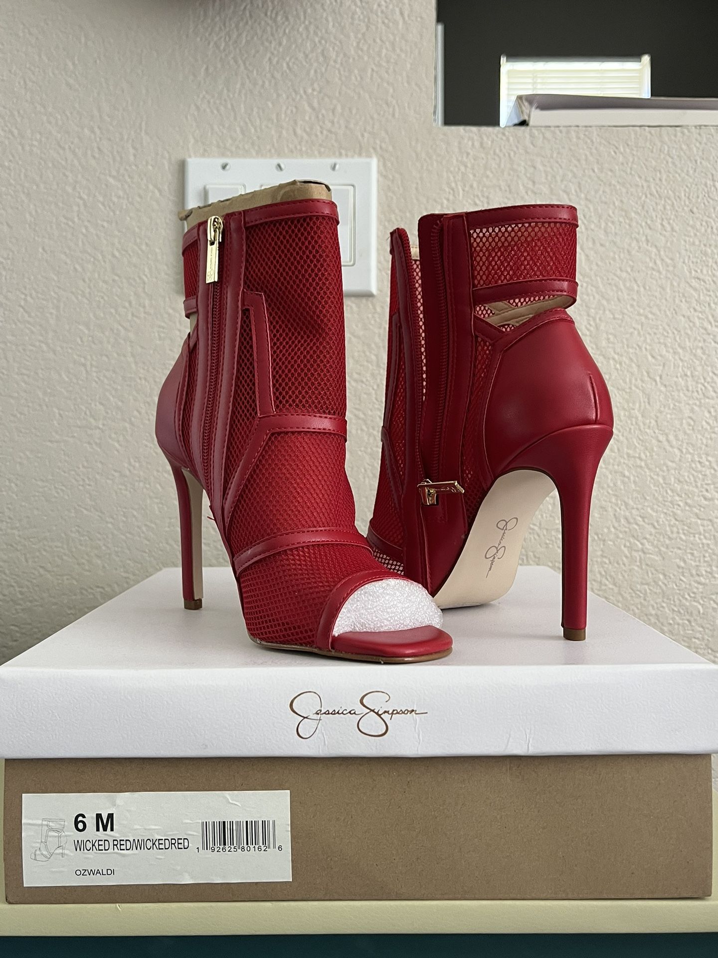Jessica Simpson Red Boots