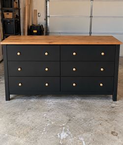 Beautiful Dresser With Solid Wood Top