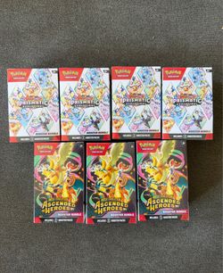 Pokémon Prismatic and Ascended Heroes Booster Bundles