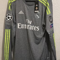 Real Madrid Ronaldo #7 Long Sleeve Jersey 1(2XL, 1(XL 5/1