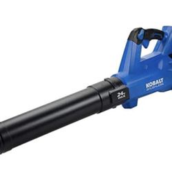 Kobalt 24-Volt Lithium Ion 410-CFM 100-MPH Brushless Cordless Electric Leaf Blower (Battery Not Included
