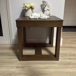 Dark brown end tables