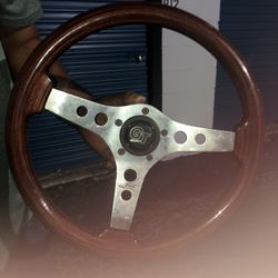 Wood GT Racing Steering Wheel