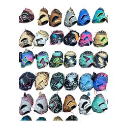 BASEBALL CATCHERS AND 1ST BASE MITTS