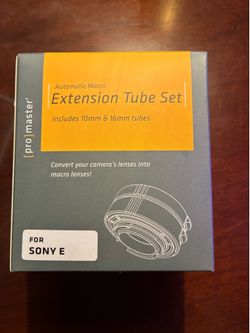 Promaster macro extension tubes