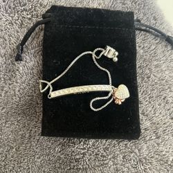 Silver Sparkly Bracelet (Love Written On It)