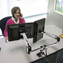 Ergotron Dual Monitor Desk Mount 