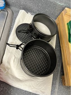 Two cake pans