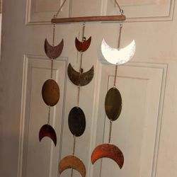 Tri Color Moon Phase Wall Decor