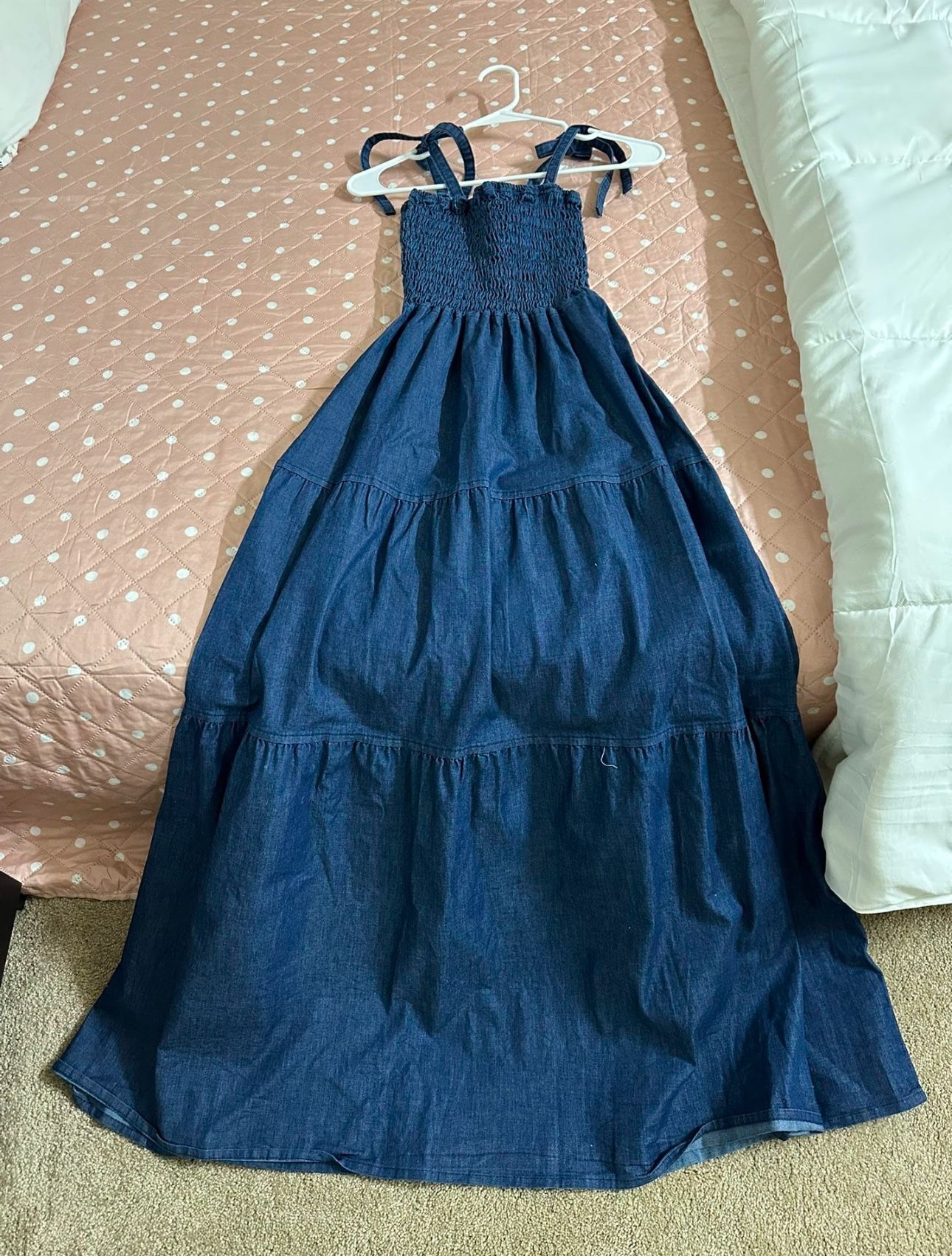 Women’s Denim Maxi Dress M 