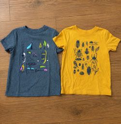 Boys 4T insects and Camping Shirts