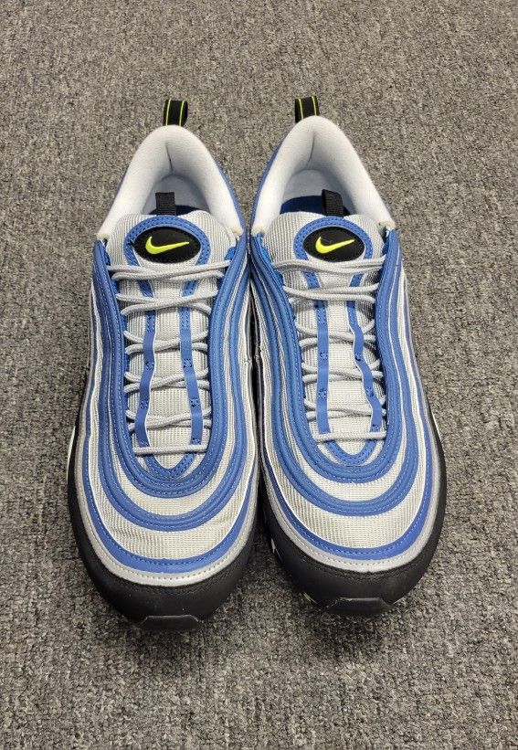Nike Air Max 97 Mens Size 14 Atlantic Blue Voltage Yellow