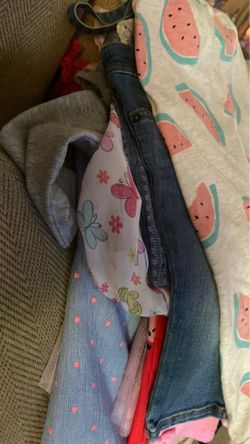 4 Large Bins of babygirl clothes (0-3/18 mo)