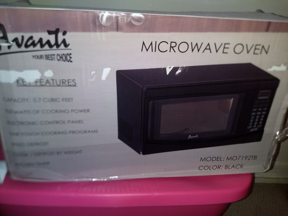 Avanti Microwave-Black