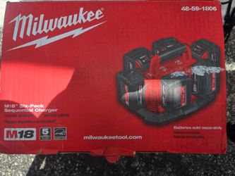 Milwaukee
M18 18-Volt Lithium-Ion 6-Port Sequential Battery Charger