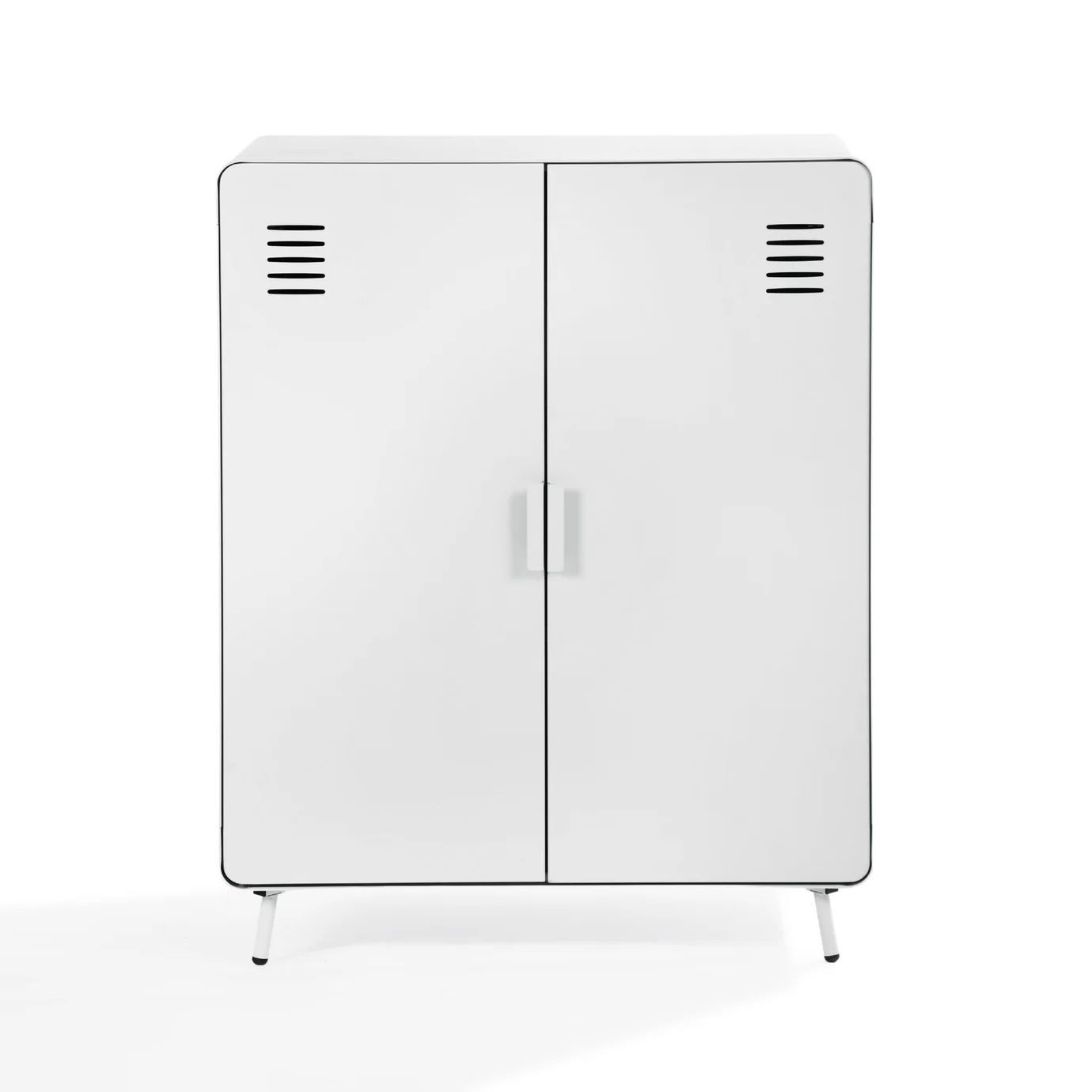 2-Door Steel Cabinet with Adjustable Shelves – Free Shipping | by HomyCasa