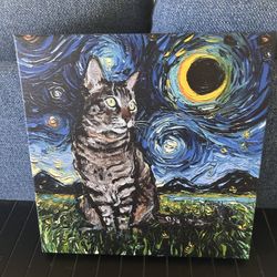 Cat Canvas Art Decor 