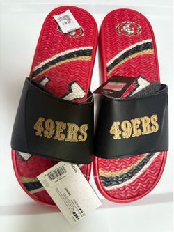 NFL San Francisco 49ers Men L(11-12) Gel Slides Unisex