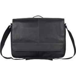 Kenneth Cole Colombian Leather Crossbody Laptop Case & Tablet Messenger Bag