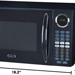 Sunbeam 0.9 cu Ft 900W Microwave Oven - Black - SGB8901