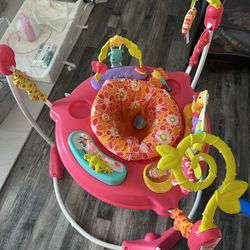 Baby bouncer(pink, music, lights, sounds)