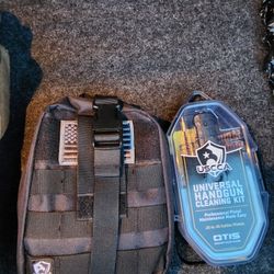 USCCA Black Custom Survival First Aid Kit 10 Essential Items And Universal Handgun Cleaning Kit