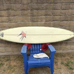 6’10” Dan Taylor Surfboard 