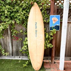 6’8 Vintage Minard Midlength Surfboard Egg Single Fin Surf Board (not Stewart Channel Islands Ci Mid G And S Twin Fin Fish Longboard)