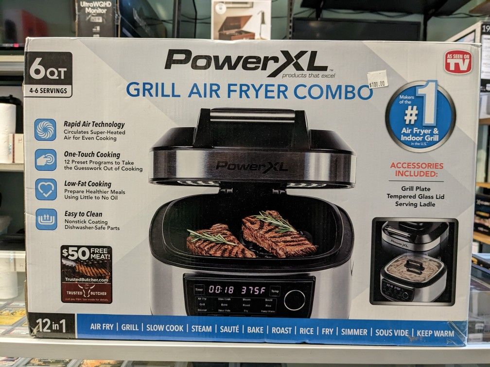 Power XL Grill Air Fryer Combo