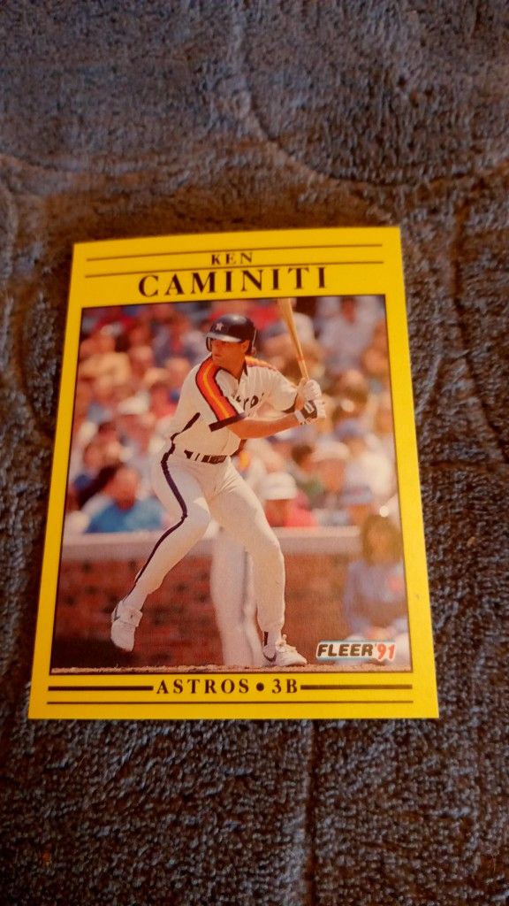 Ken Caminiti 1991 Baseball Trading Card