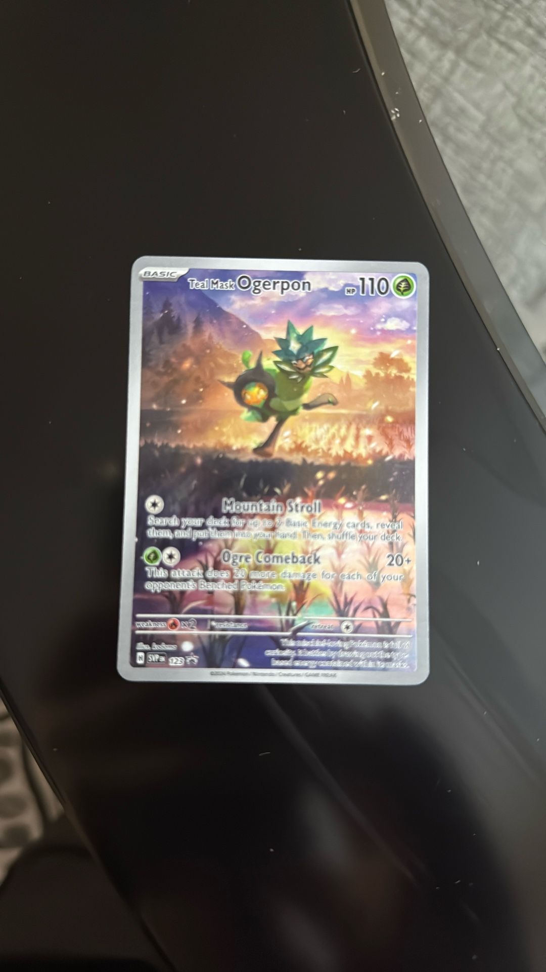 Teal Mask Ogerpon [Pokemon Center] #123 Pokemon Promo