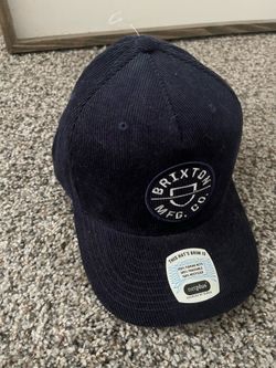 Brixton MFG. Co. Navy Corduroy Baseball Cap