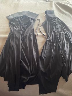 Halloween costume-Black collared capes (2)