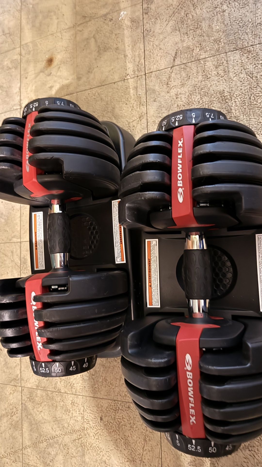 Bowflex Adjustable Dumbells